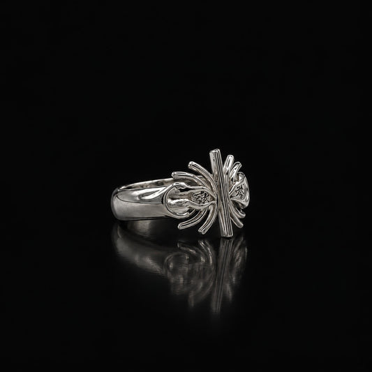 Upper Rank 3 - Solid Silver Akaza Inspired Ring