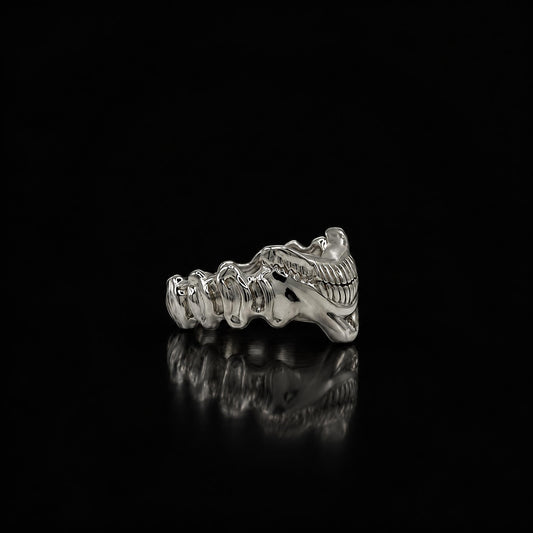 Freedom - Solid Silver Eren Yeager Inspired Ring