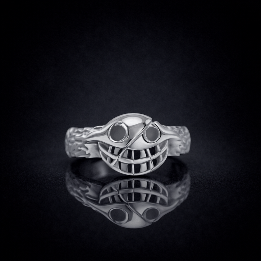 Devil Doc Ring Heavenly Demon - Solid Silver Doflamingo Inspired Ring – Yokai Jeweler