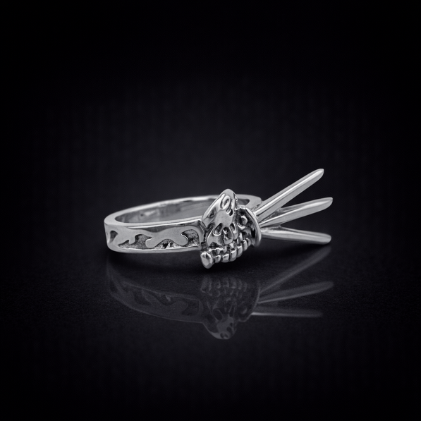 Ashura - Solid Silver Zoro Inspired Ring
