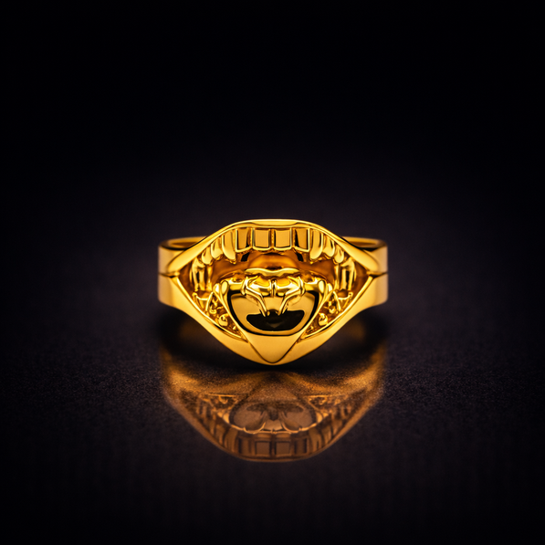 Domain Expansion - 14K Solid Gold Sukuna Inspired Ring (Limited Edition)