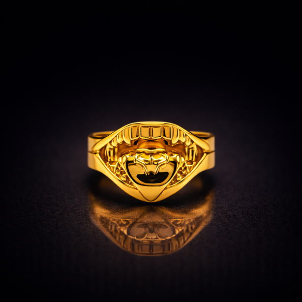 Domain Expansion - 14K Solid Gold Sukuna Inspired Ring (Limited Edition)