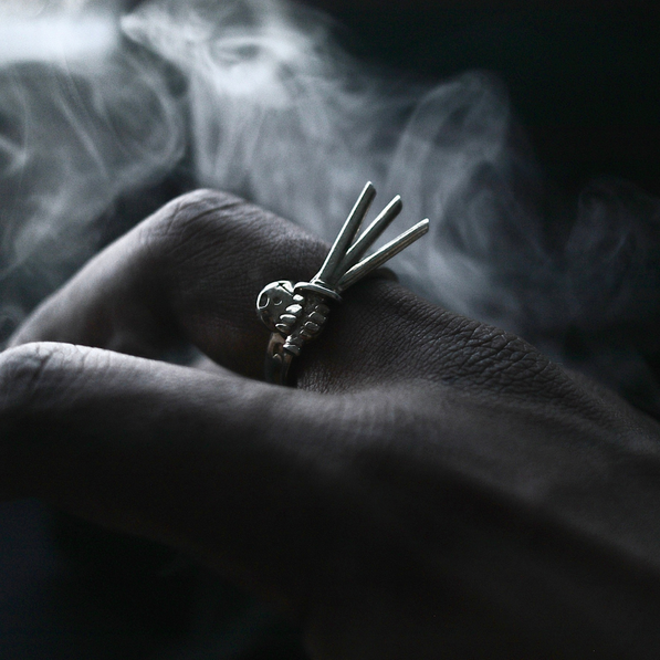 Ashura - Solid Silver Zoro Inspired Ring
