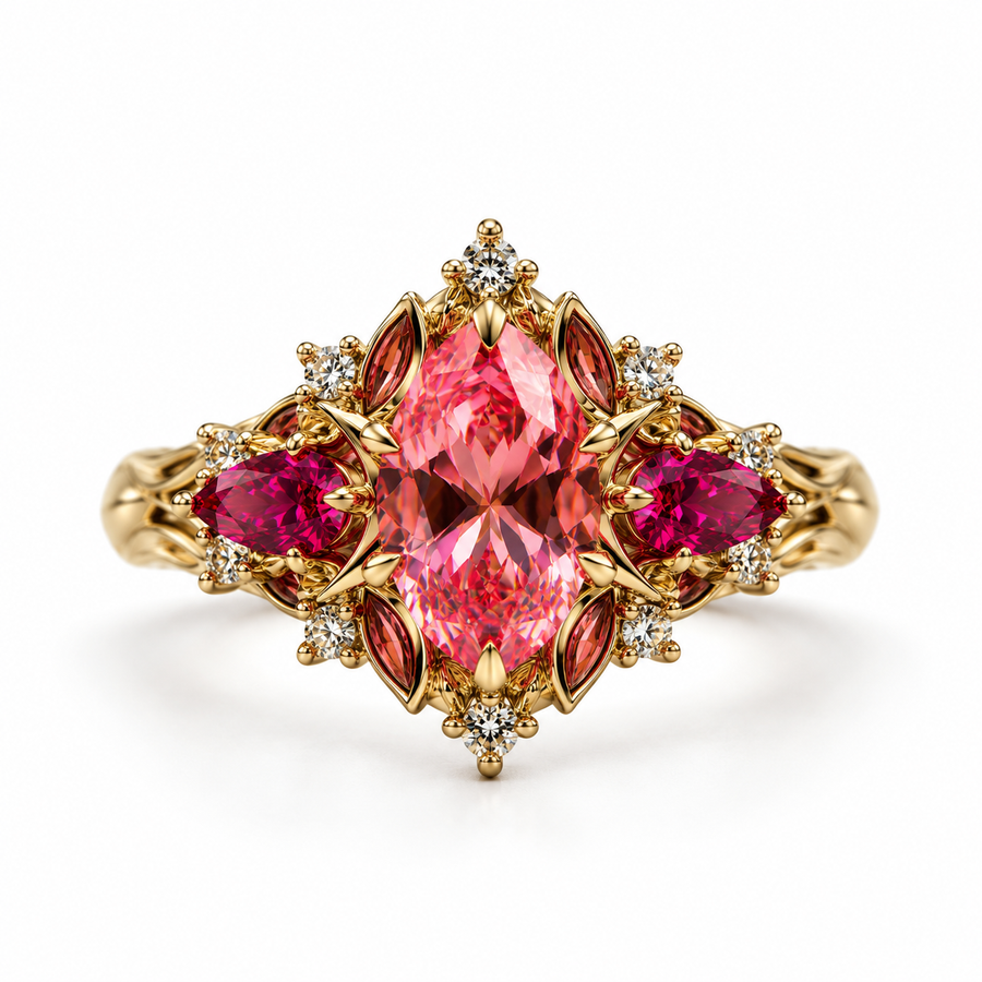 Phoenix bespoke engagement ring