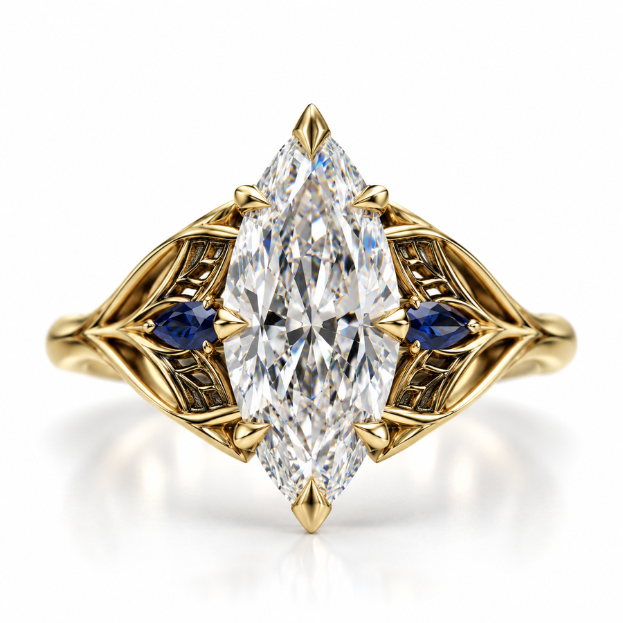 Seaburst bespoke engagement ring